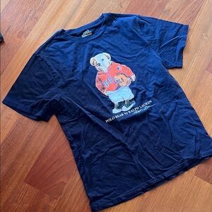 Ralph Lauren polo Bear navy tee
